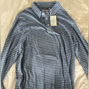 Faherty Long Sleeve Polo